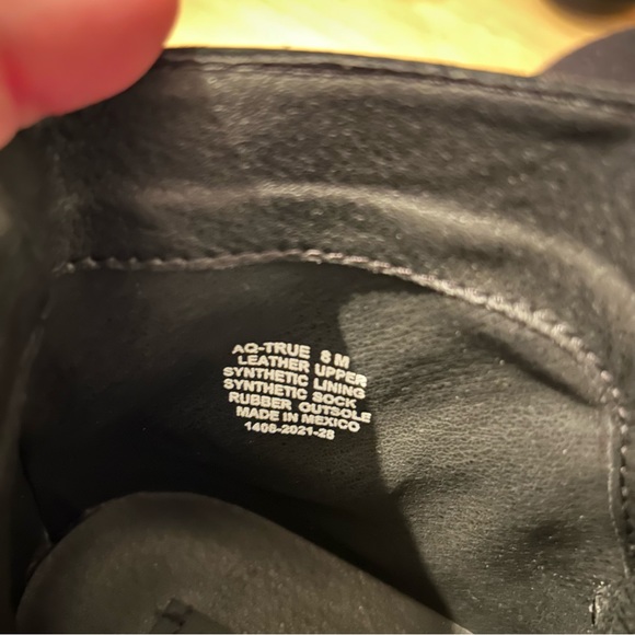 Aqua chunky zip top boots - Picture 6 of 9